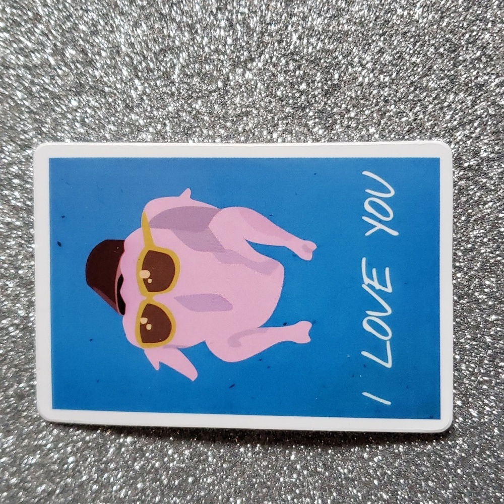 FRIENDS waterproof sticker Thanksgiving Monica